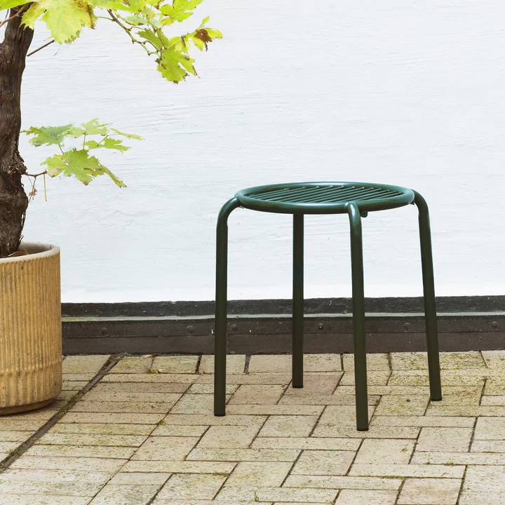 Normann Copenhagen - Vig stool, dark green