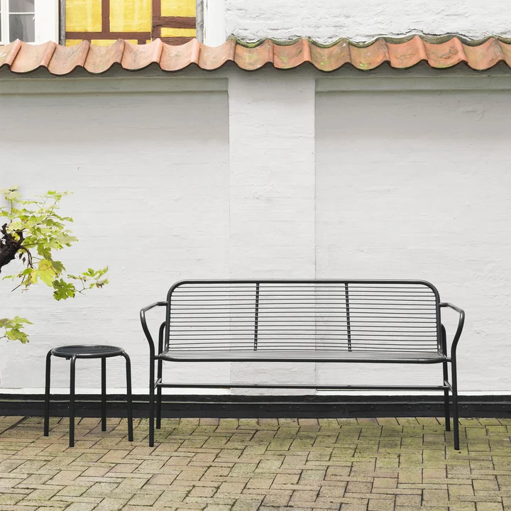 Normann Copenhagen - Vig Dining Bench and stool, black