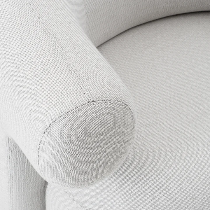 Normann Copenhagen - Burra outdoor lounge chair with swivel function, wolf (Wander J617)