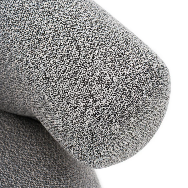 Normann Copenhagen - Burra outdoor lounge chair with reverse swivel function, whisper (Savane J349)