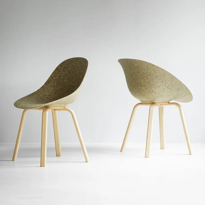 Normann Copenhagen - Mat chair and armchair, seaweed