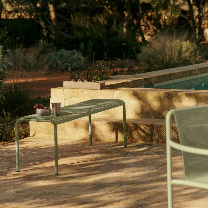 Ferm Living - Dapple Garden bench, 130 cm, tea green