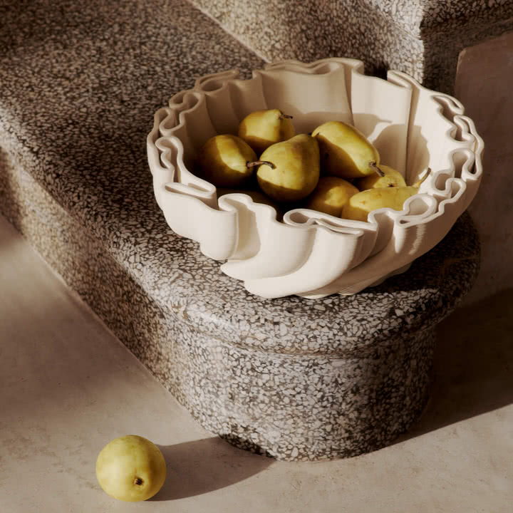 Ferm Living - Dedali Bowl, Ø 35.5 cm, off-white