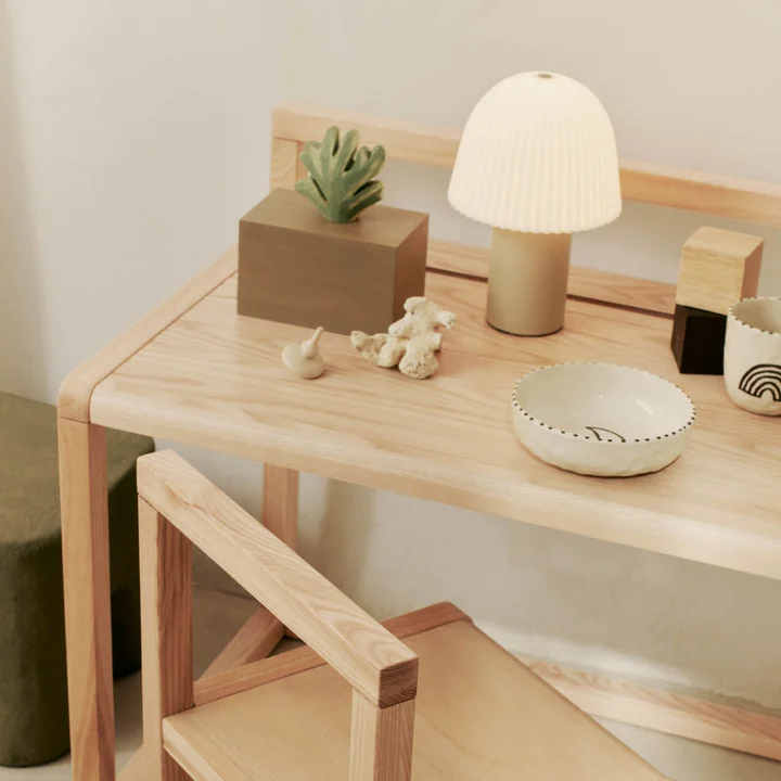 Ferm Living - Frill LED table lamp, Harbour storage box coral