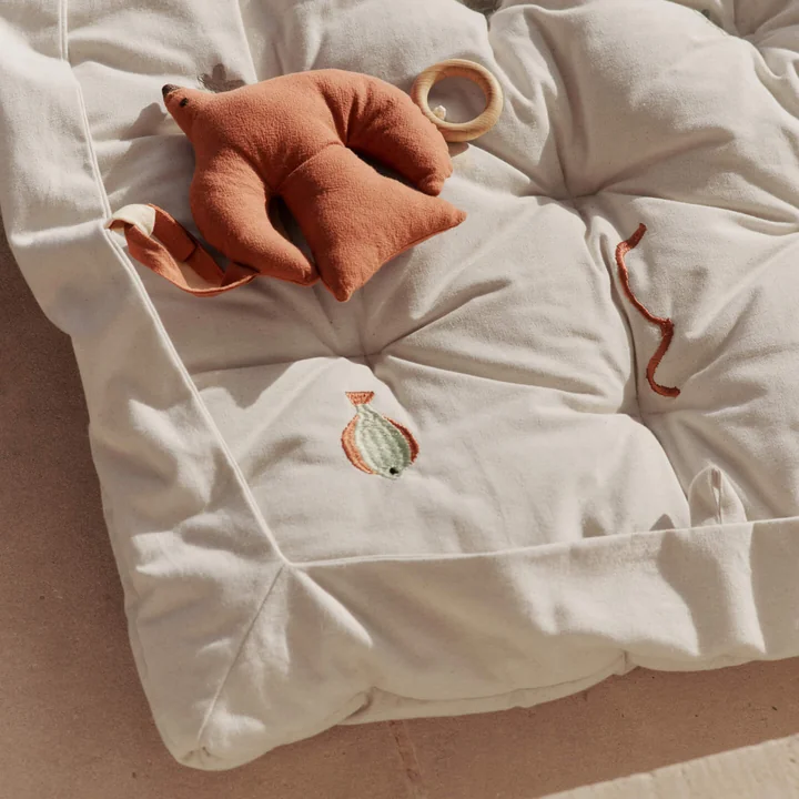 Ferm Living - Habour play mat, 100 x 100 cm, natural