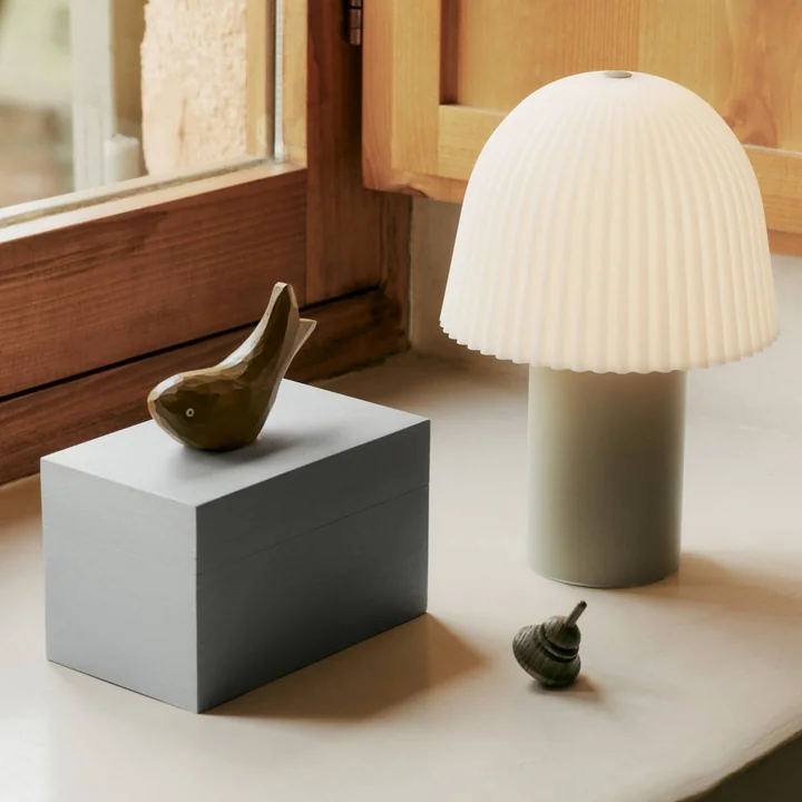 Ferm Living - Harbour Storage box fish, Frill LED table lamp