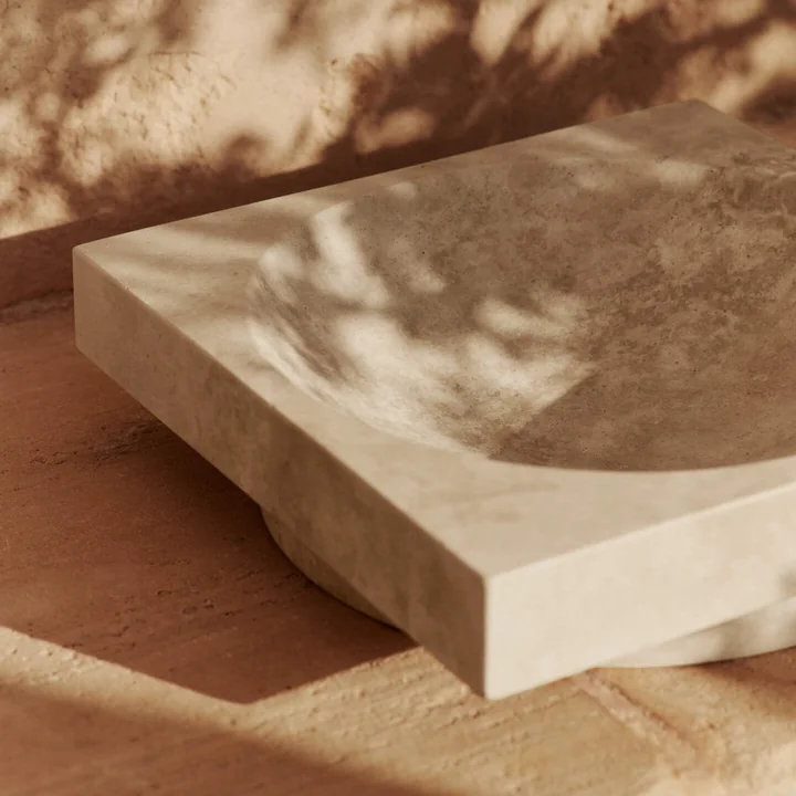 Ferm Living - Hew decorative bowl, H 7 cm, travertine