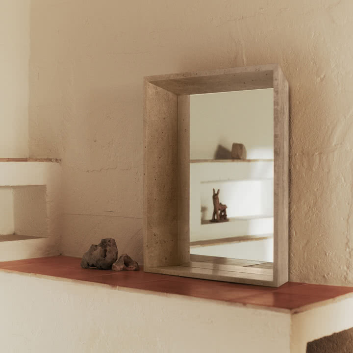 Ferm Living - Lancet mirror, 53 x 63.5 cm, sand
