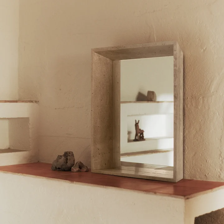 Ferm Living - Lancet mirror, 53 x 63.5 cm, sand