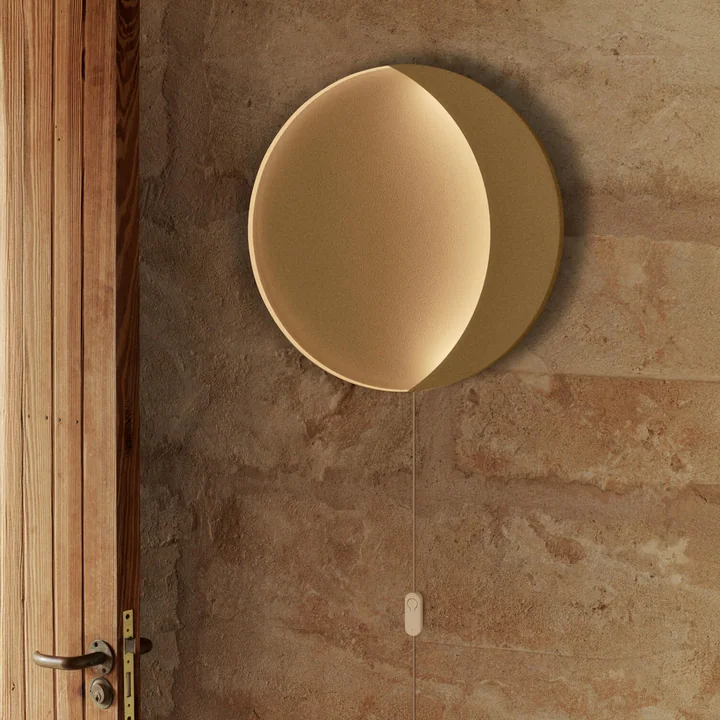 Ferm Living - Neba wall light, Ø 45.5 x H 3 cm, cashmere
