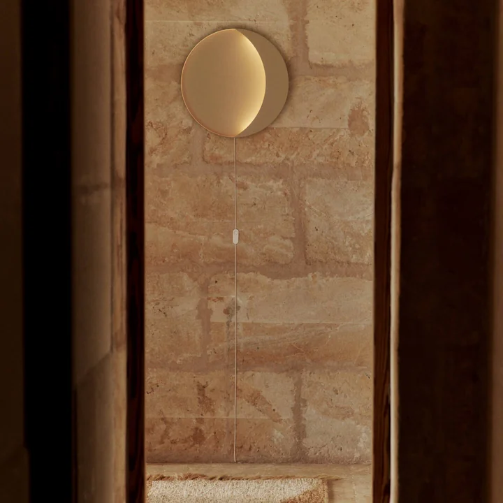 Ferm Living - Neba wall light, Ø 45.5 x H 3 cm, cashmere