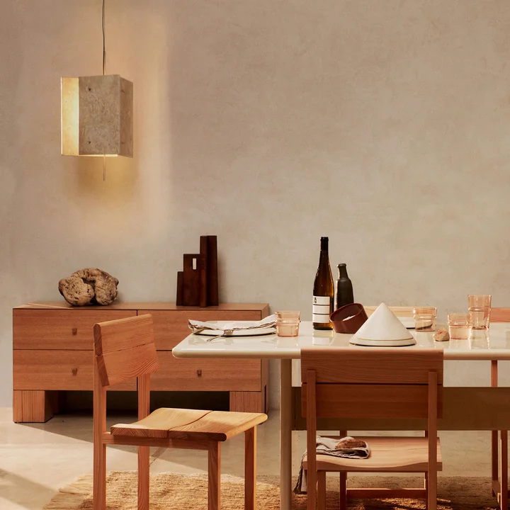 Ferm Living - Oeste LED pendant light, sand