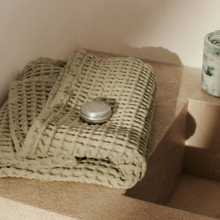 Ferm Living - Organic Towel, 50 x 100 cm, light celedon