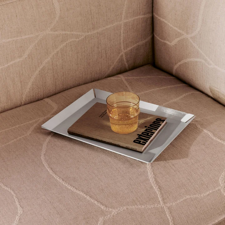 Ferm Living - Press letter tray, 25 x 34 cm, silver