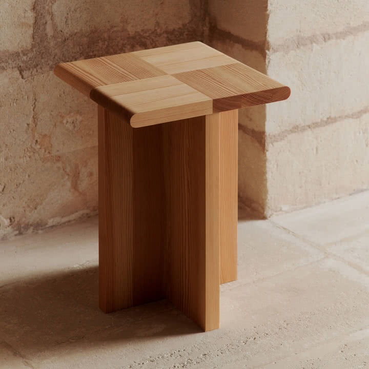 Ferm Living - Sala side table, h 45 cm, Douglas fir oiled