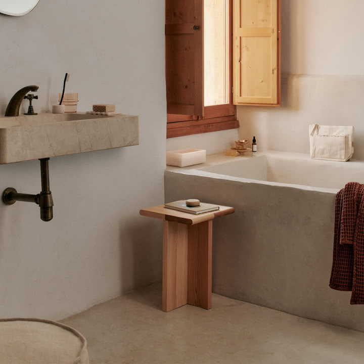Ferm Living - Sala side table, h 45 cm, Douglas fir oiled