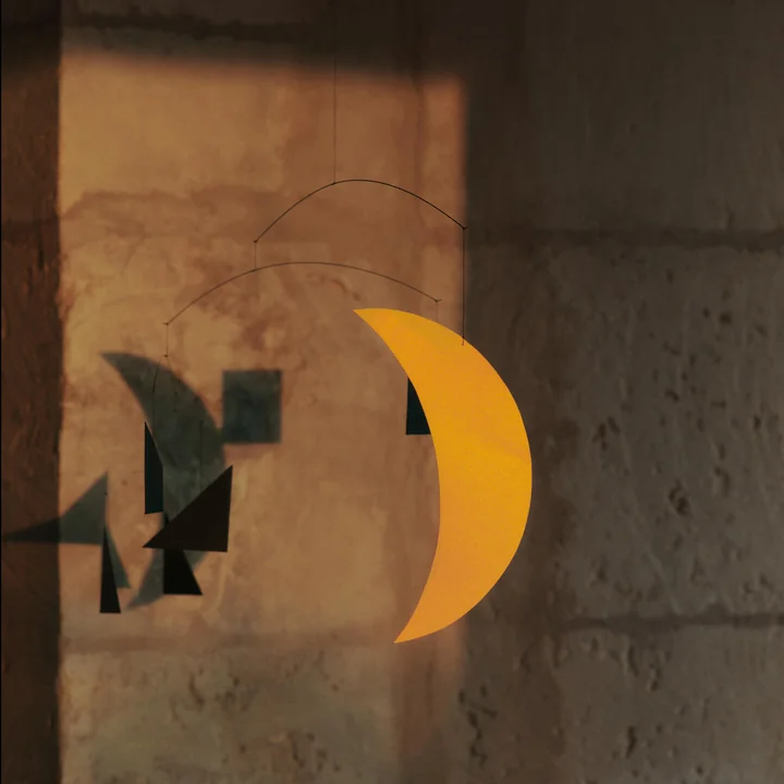 Ferm Living x Utzon - Phase Mobile, 30 x 40 cm, black / gold