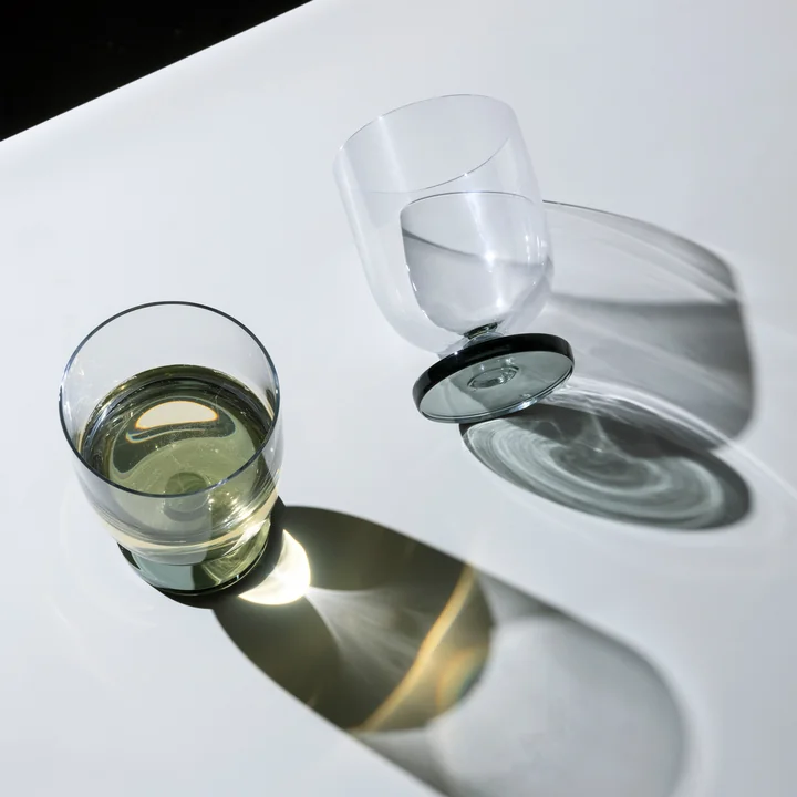 Tom Dixon - Puck water glass, smoke (set of 2)