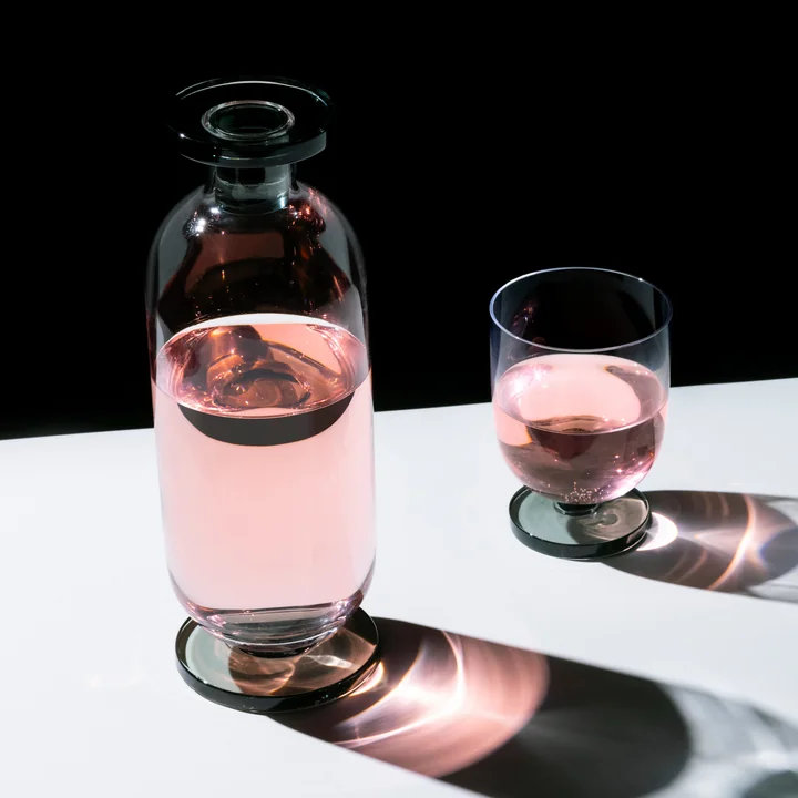 Tom Dixon - Puck water glass, smoke