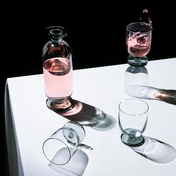 Tom Dixon - Puck water glass, smoke