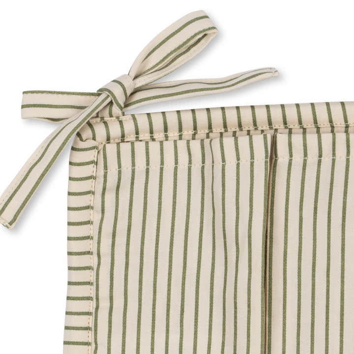 Konges Sløjd - Quilted bed pockets, tea stripe