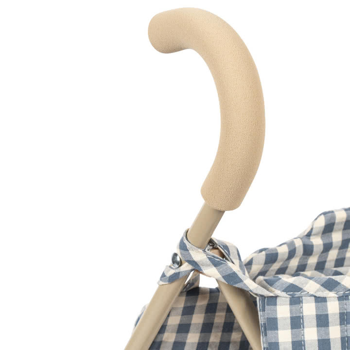 Konges Sløjd - Cheeky Dolls baby carriage, blue check