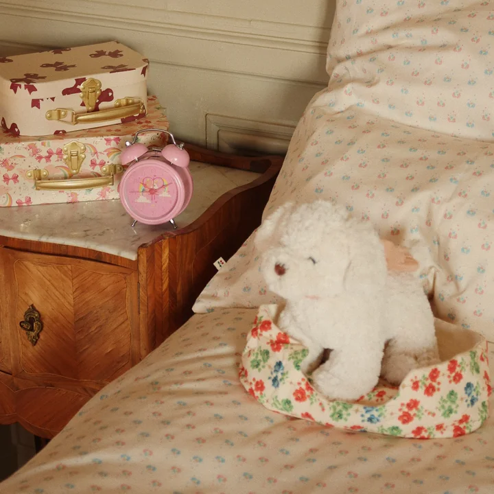 Konges Sløjd - Madeleine cuddly toy with basket, puppy, fiola