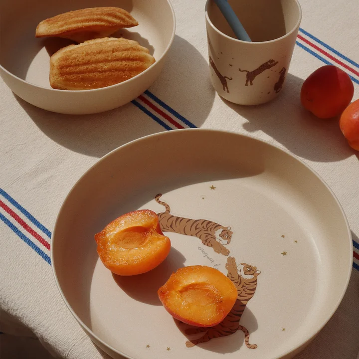 Konges Sløjd - PLA tableware set, tiger