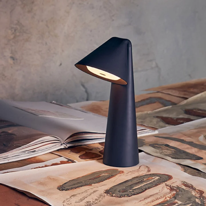 Frandsen - Ami Portable LED rechargeable lamp, chocolate clay