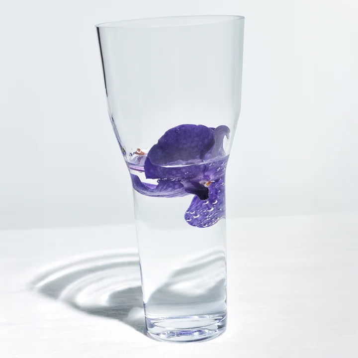 Iittala - Solare Vase tall, Ø 120 x 260 mm, steel gray