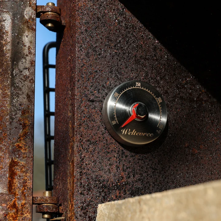 Thermometer for outdoor steel oven from Weltevree