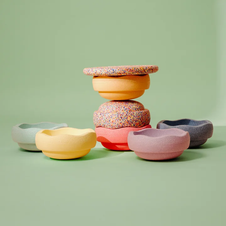 Stapelstein® - Rainbow Set complete pastel, multicolor (set of 7)