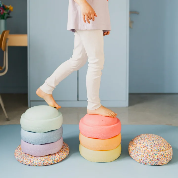 Stapelstein® - Rainbow Set complete pastel, multicolor (set of 7)