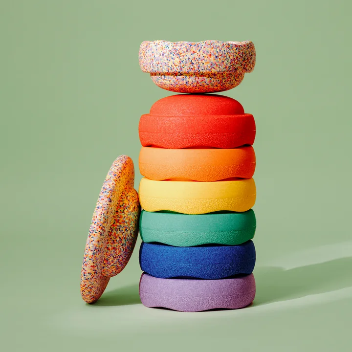 Stapelstein® - Rainbow Set complete classic, multicolor (set of 7)