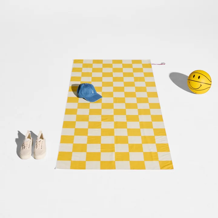 Fatboy - Beach Baggy beach towel XL, chess corn