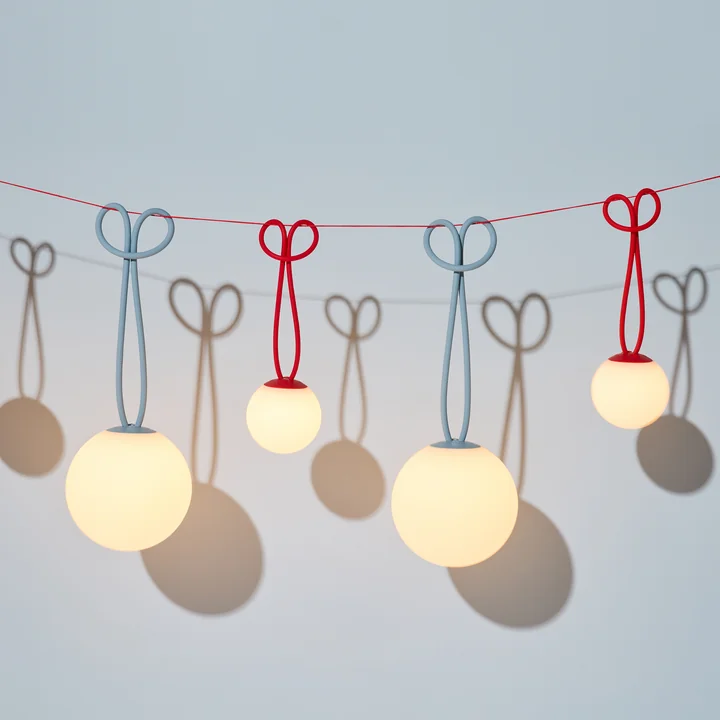 Fatboy - Bolleke Mini pendant light, red, pendant light, wave blue