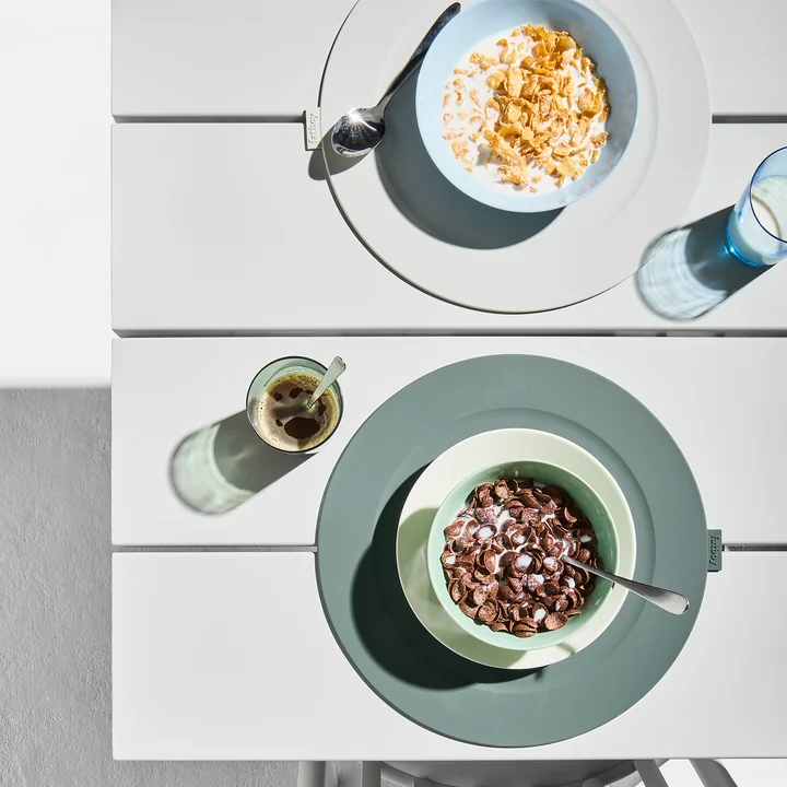 Fatboy - Place-we-met placemat, dark sage and light gray