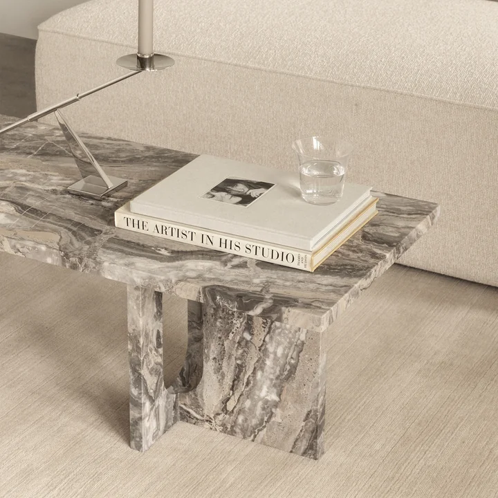 Audo - Androgyne Coffee table 120 x 45 cm, Galaxy gray