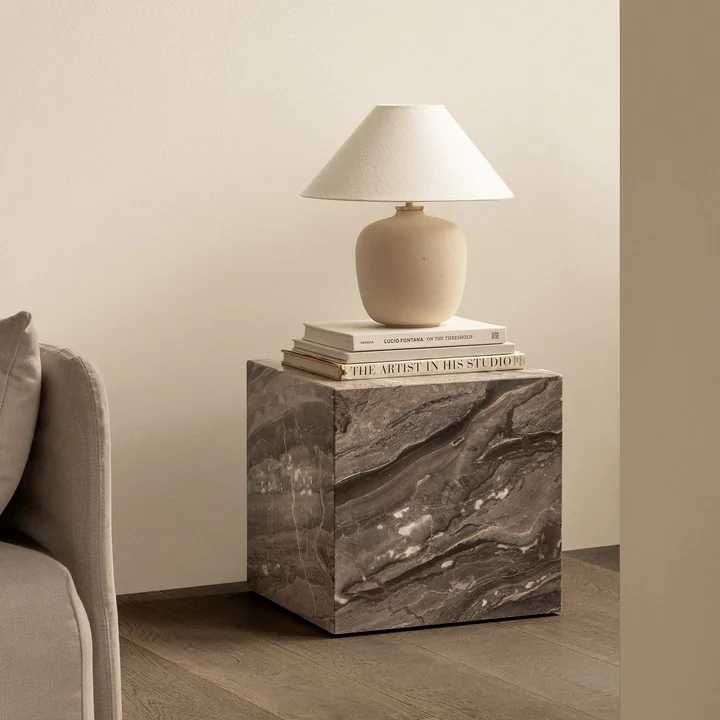 Audo - Plinth Cubic Side table, Galaxy gray