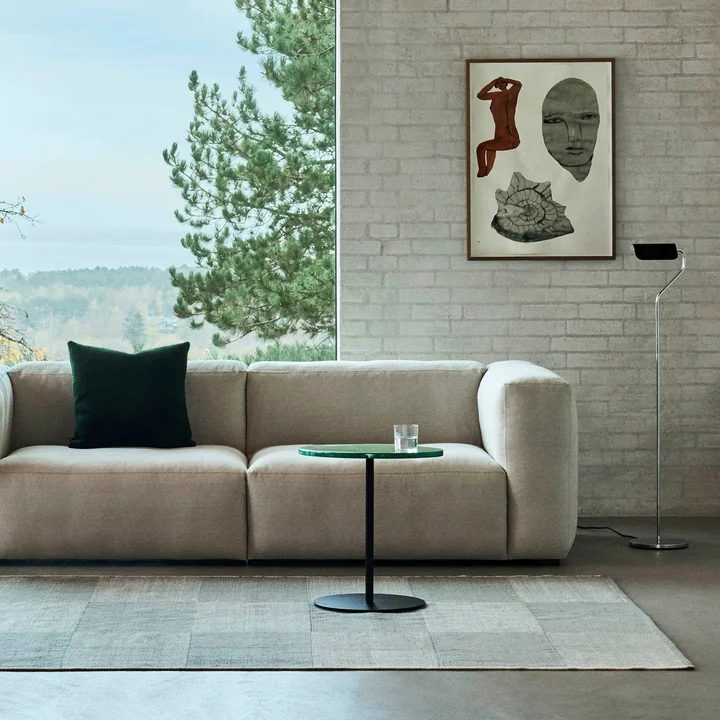 HAY - Pyro side table, Ø 45 cm, black / black