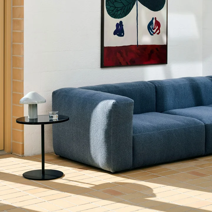 HAY - Pyro side table, Ø 45 cm, black / black