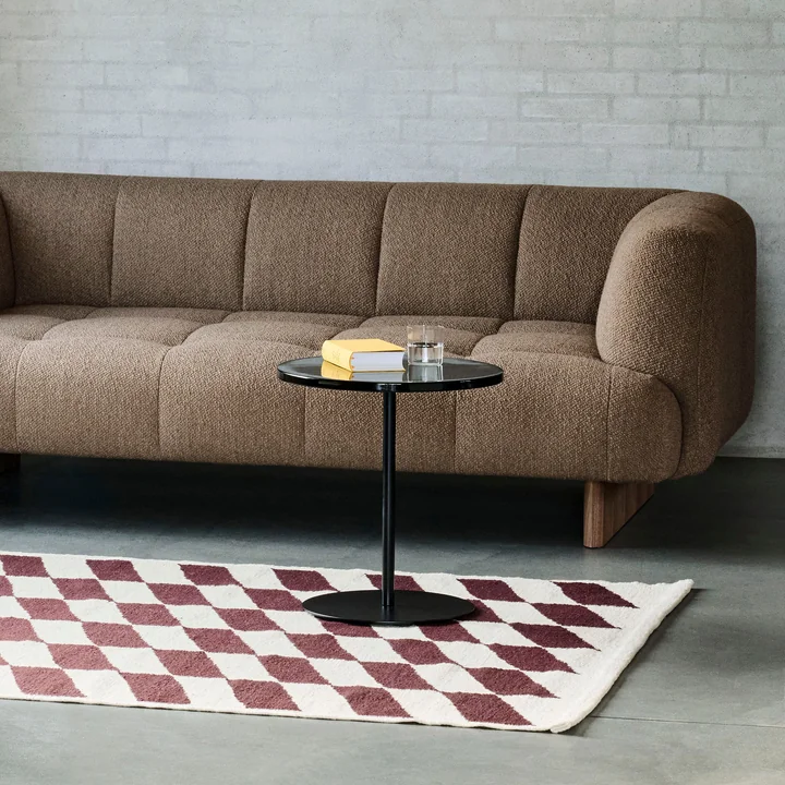 HAY - Pyro side table, Ø 45 cm, black / black