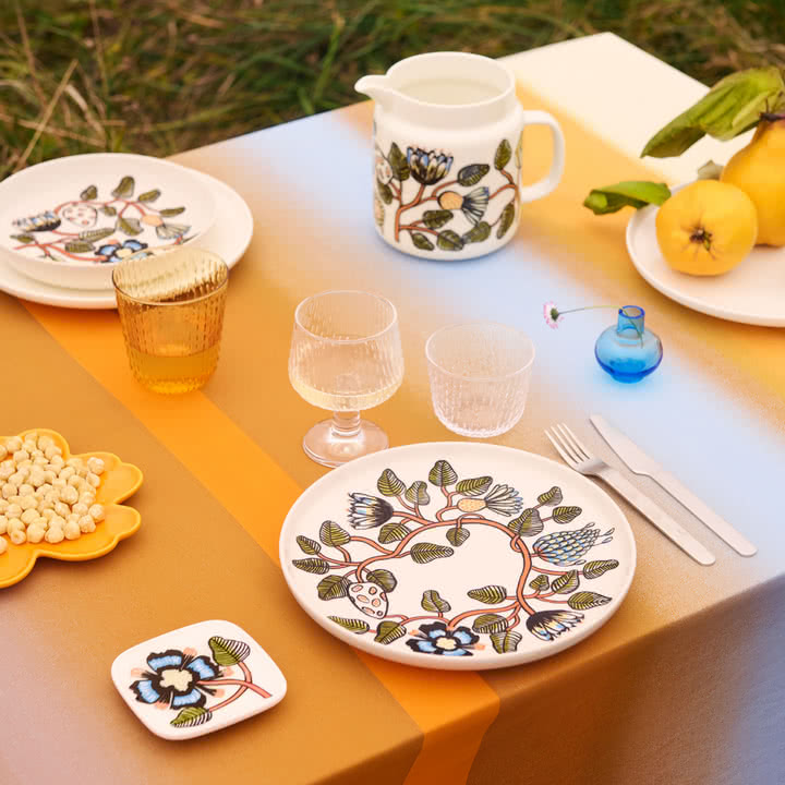 Marimekko - Syksy Wine glass, 250 ml / Syksy Glass, 360 ml