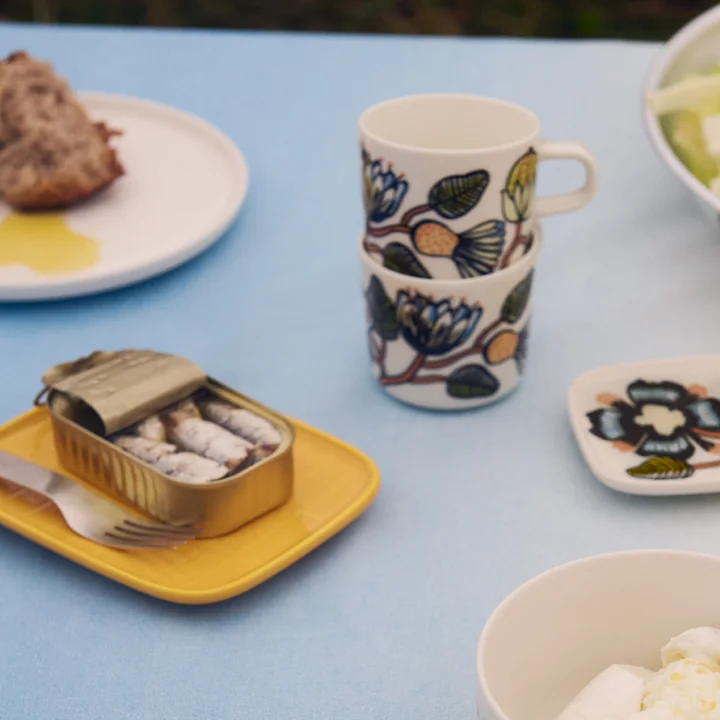 Marimekko - Tiiliskivi Serving platter, 15 x 12 cm, saffron
