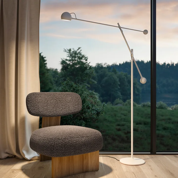 Artemide - IXA Floor lamp LED, white-grey