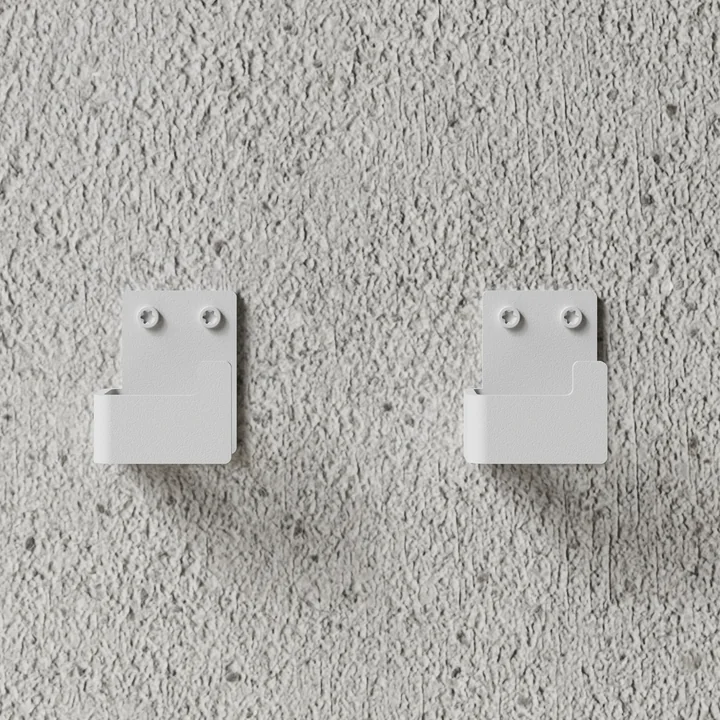 Nichba Design - Wall hook set, white (set of 2)