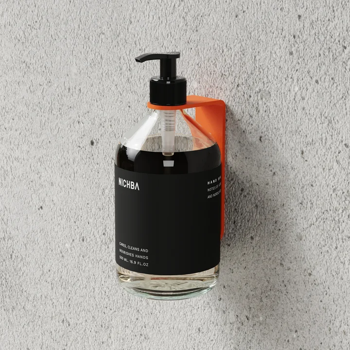 Nichba Design - Wall holder for soap, orange