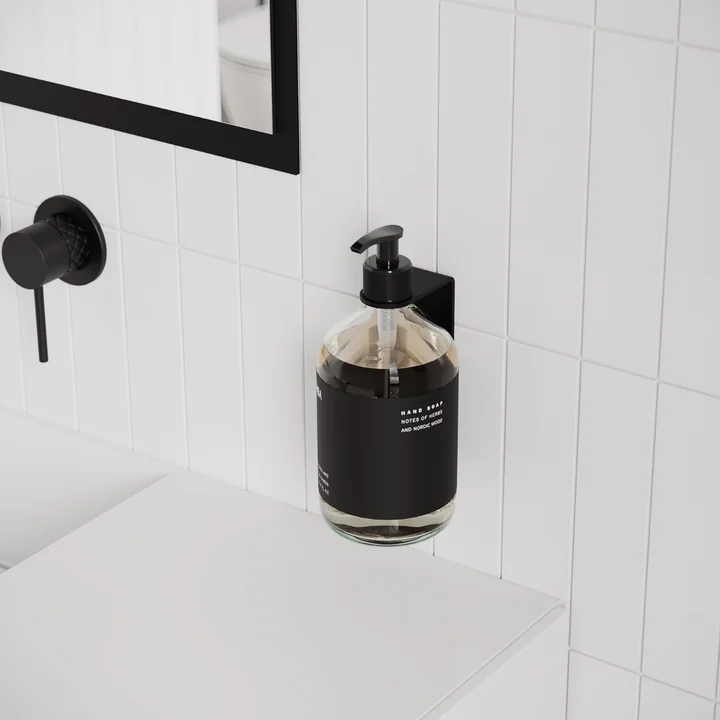 Nichba Design - Wall holder for soap, black