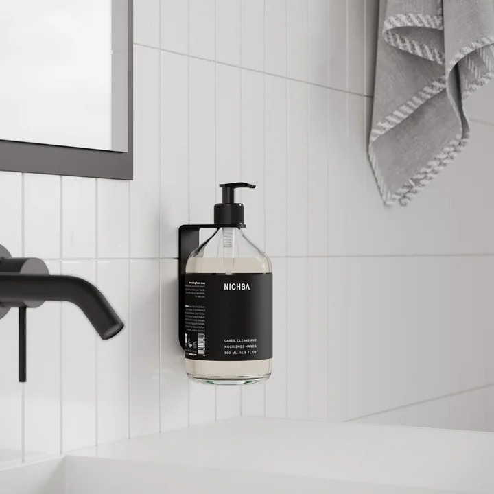 Nichba Design - Wall holder for soap, black