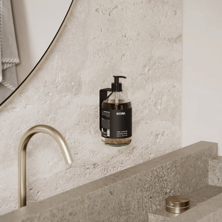 Nichba Design - Wall holder for soap, black